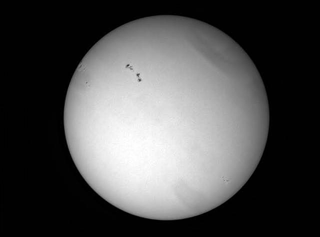 Sonne mit Sonnenflecken (ASI120MC)