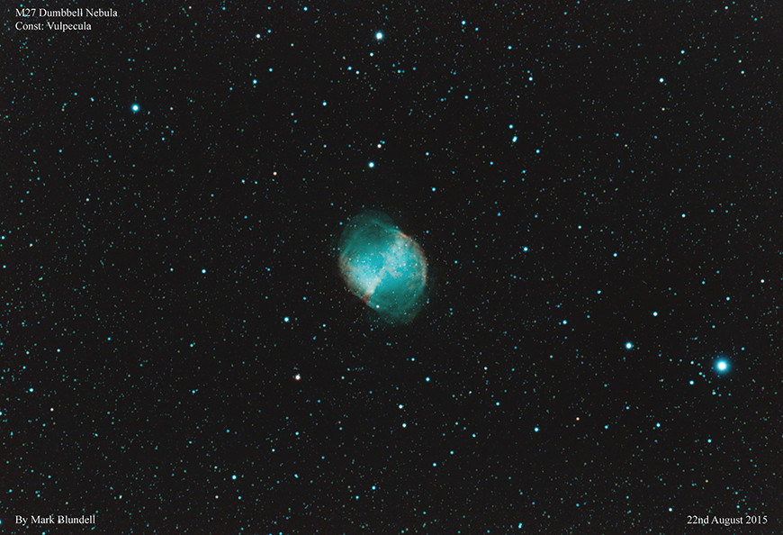 M27, The Dumbell Nebula, Hantelnebel