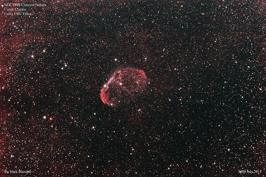 NGC 6888, Der Sichelnebel