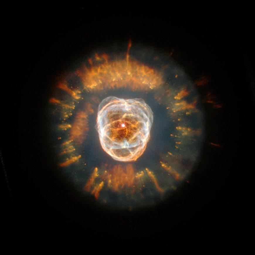 Der Eskimonebel, Hubble Image.