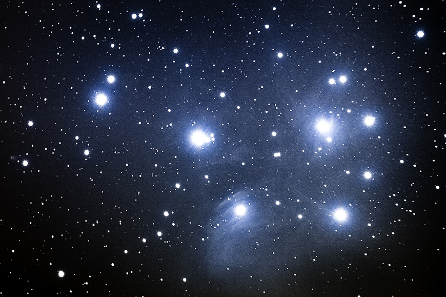 M45, The Pleiades.