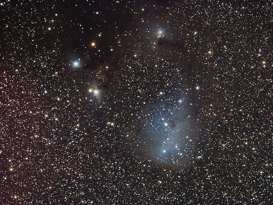 Objekt: IC 447, IC446, NGC 2245 und NGC 2247